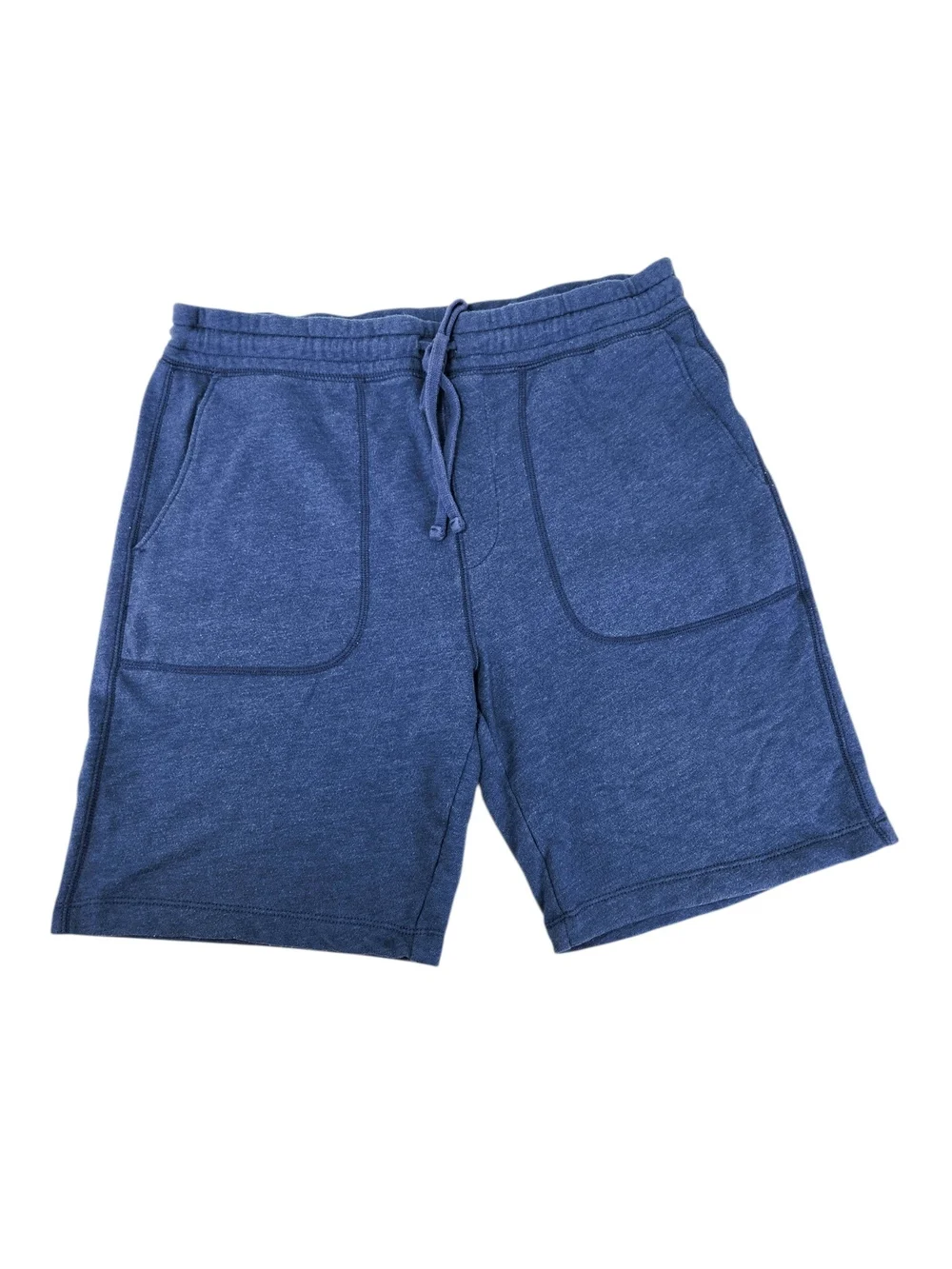 GAP Men’s Large Blue Knit Shorts Drawstring Pull On Lounge Casual Pockets